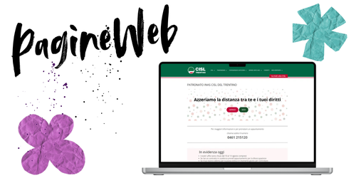 Pagine patronato inas per sito web cisl trentino